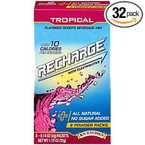 Knudsen Recharge Sticks   Tropical (8 Pack Box), .14 Ounce (Pack 