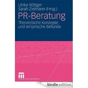 PR Beratung Theoretische Konzepte und empirische Befunde (German 