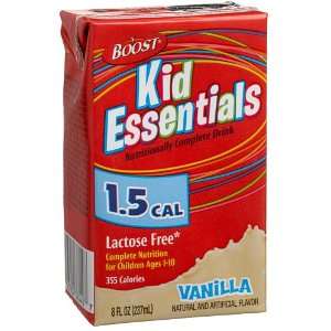  Boost Kid Essentials, Vanilla, 8 Ounce Boxes (Pack of 27 