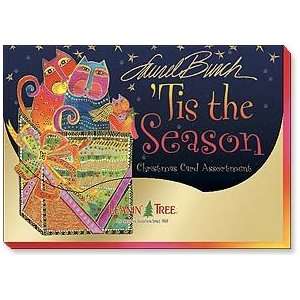  Leanin Tree Laurel Burch Tis the Season Christmas Card 