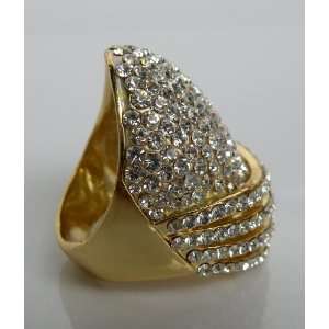  Designer Ladies Fashion Ring & Mini Scarf Ring Ladies Size 
