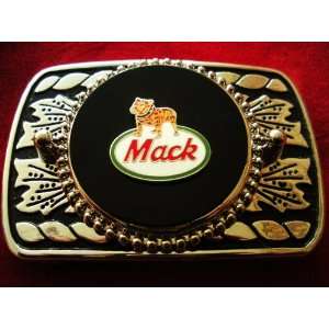 Mack Truck Die Cast Silver Belt Buckle Made in USA