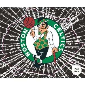    Boston Celtics Shattered Mini Cutz Window Decal