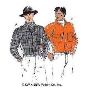  Kwik Sew Mens Shirt Pattern By The Each Arts, Crafts 