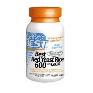  Doctors Best Red Yeast Rice (600mg) w/CoQ10 120VC Health 
