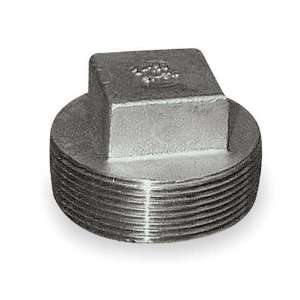 Stainless Steel Threaded Pipe Fittings Class 150 Square Head Plug,1 1 