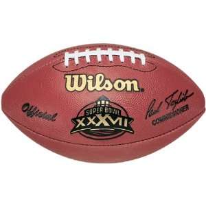  Wilson Official NFL Super Bowl 37 Logo Football Sports 