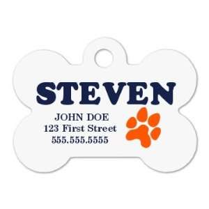  Steven Pet Tag: Custom Dog Bone Pet Tag: Pet Supplies