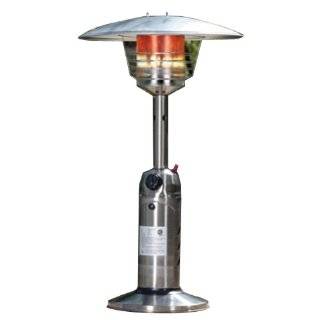 Fire Sense 60262 Propane Table Top Patio Heater, Stainless Steel