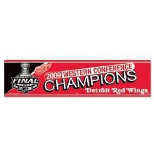  2009 NHL Western Conference Champions Bumper Sticker Arts 