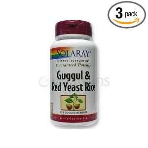  Guggul & Red Yeast Rice 120 Capsules 3PACK Health 