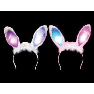   DDI Flashing Glitter Bunny Ears Headband Case Pack 24: Everything Else