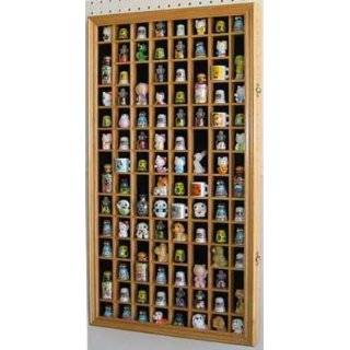  59 Opening Thimble Small Miniature Display Case Cabinet 