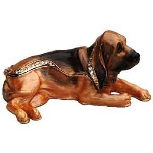  Bejeweled Bloodhound Trinket Box: Home & Kitchen