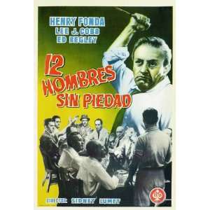 Twelve Angry Men Movie Poster (11 x 17 Inches   28cm x 44cm) (1957 