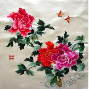  Chinese Hunan Silk Embroidery Flower Butterfly: Everything 