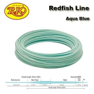 RIO Redfish Fly Line Dual Tone WF9F Aqua Blue
