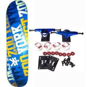  ZOO YORK SKATEBOARDS Complete Skateboard PREDATOR BLUE 7 