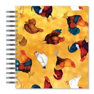  Rooster Toss Picture Photo Album, 18 Pages, Holds 72 Photos 