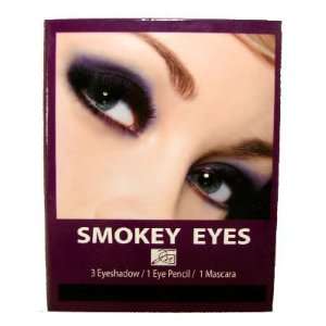  Purple Smokey Look Kit Eye Shadows Eye liner and Mascara 