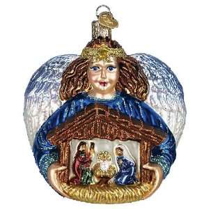  Old World Christmas Bethlehem Angel Glass Ornament 