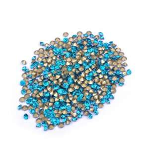   Gold Blue Gel Nail Art Diamond /Nail Art Products Fashionable Beauty