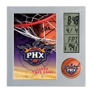  Phoenix Suns Team Desk Clock: Sports & Outdoors