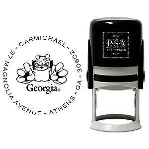 Georgia Bulldog Logo Stamp Moving Corporate Office 