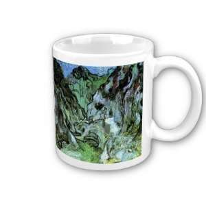   Les Peiroulets Ravine by Vincent Van Gogh Coffee Cup 