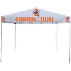   Illinois Fighting Illini White Tailgate Tent Canopy