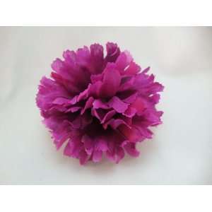  NEW Purple Carnation Hair Flower Clip, Limited. Beauty