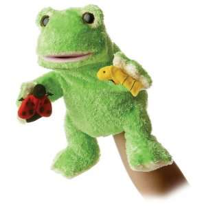Aurora Plush Froggy Velcro Playtime Puppet   12 : Toys & Games 