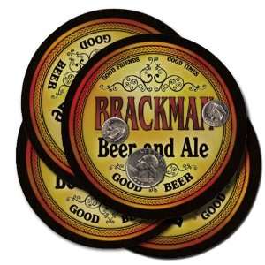  BRACKMAN Family Name Beer & Ale Coasters 