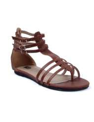 brown roman sandal womens shoes gladiator flat shoe theatre costumes 