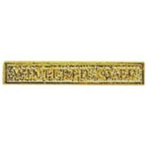   Mini Medal Clasp Wintered Over Gold Plated 3/4 Patio, Lawn & Garden