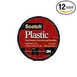 12 each: Scotch Color Plastic Tape (190RED):  Industrial 