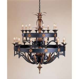   Company 9837 Camelot 20 Light Chandeliers in Zanzibar Gold Leaf Home