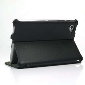  ZuGadgets Black / Leather Stand Case for Galaxy Tab GT 