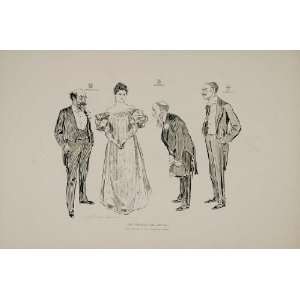  1894 Charles Dana Gibson Girl Marriage Market Print 