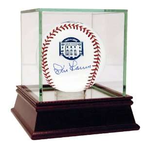  Don Larsen Autographed Ball   Yankee Stadium Commemorative 