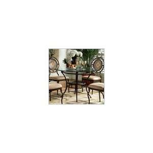   Top Casual Dining Table in Antique Brown Finish: Furniture & Decor