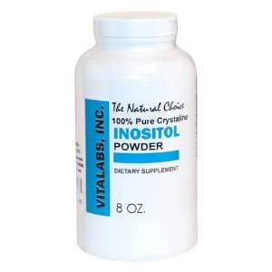  Vitalabs Inositol Powder, 8 Ounces (Pack of 2) Health 