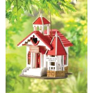  Wedding Chapel Birdhouse Patio, Lawn & Garden