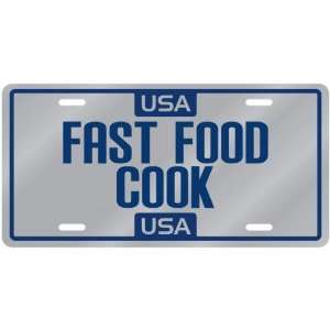  New  Usa Fast Food Cook  License Plate Occupations
