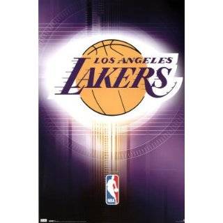Los Angeles Lakers Poster Team Logo Nba Basketball Poster Print, 22x34