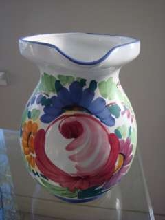 ARS ARTIGIANA DERUTA ITALY Handpainted PITCHER  