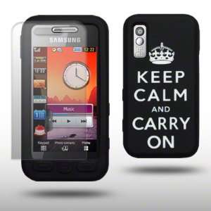  SAMSUNG S5230 TOCCO LITE KEEP CALM & CARRY ON SILICONE 