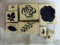 Stampin’Up Set 8 Flashy Florals Two Step Stampin 1996  