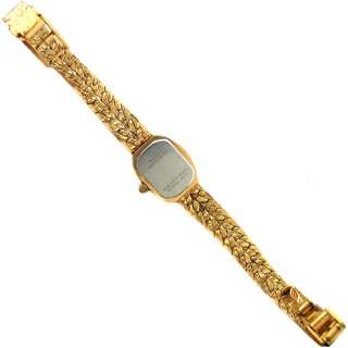 Vintage & Rare Bulova Watch Co P9 Ladies Gold Tone Watch  