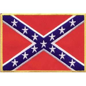  Rebel Flag Patch   Confederate Flag, 3x2 inch, small 